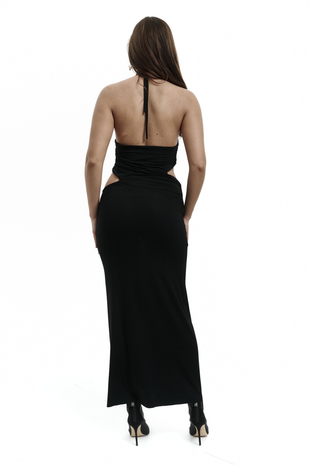 Dress with cutouts